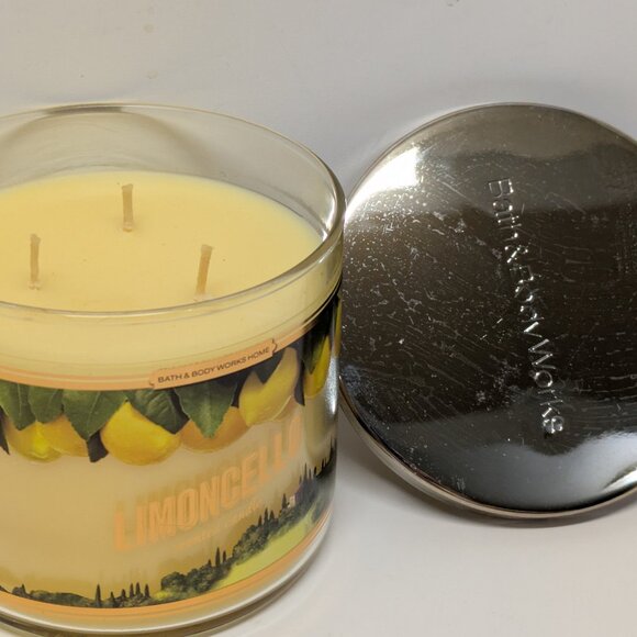 NEW! Bath & Body Works Limoncello - 3-Wick Jar Candle - Picture 2 of 3